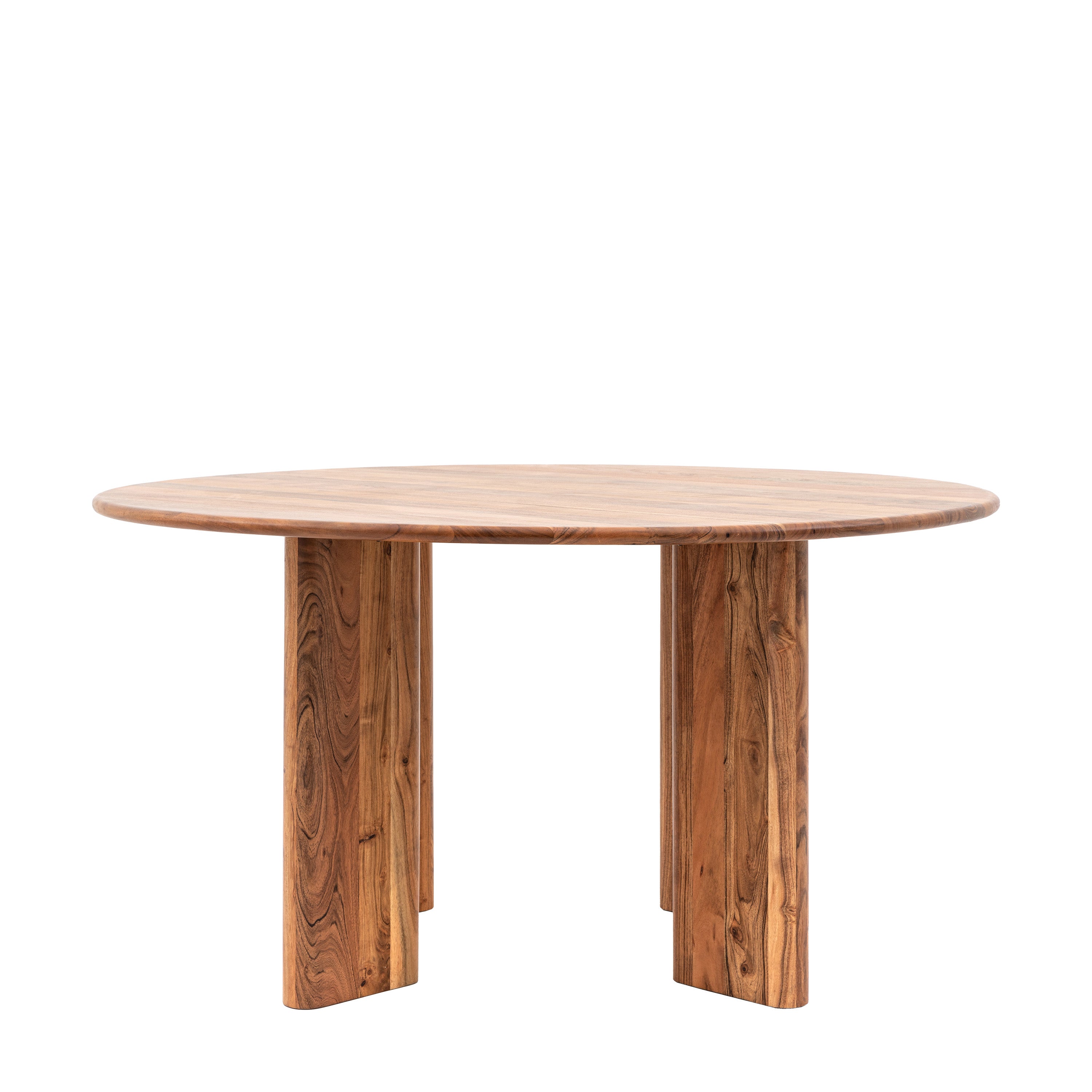Marta Acacia Wood Round Dining Table | 4 Seater